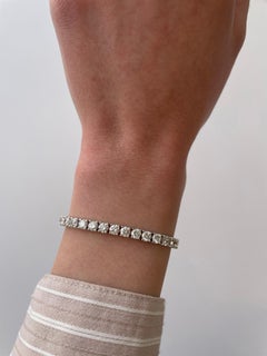Alexander Beverly Hills 9.74ct Diamond Tennis Bracelet 18k White Gold