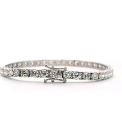 Alexander Beverly Hills 9.74ct Diamond Tennis Bracelet 18k White Gold