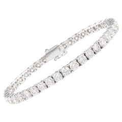 Alexander Beverly Hills Pulsera de tenis con diamantes de 9,88 ct y oro blanco de 18 quilates