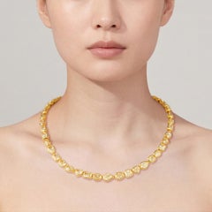 Alexander Beverly Hills Certified 49.96ct Yellow Diamond Necklace 18k
