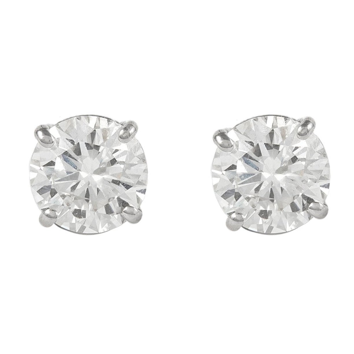 Alexander Beverly Hills EGL 2,21 Karat Diamant-Ohrstecker aus Weißgold