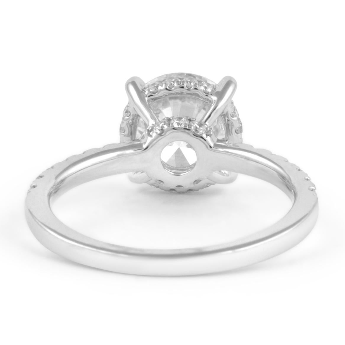 Alexander Beverly Hills GIA 2,03ct F VVS2 Runder Diamantring 18k Damen im Angebot