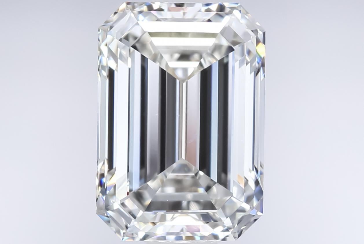 Taille émeraude Alexander Beverly Hills, bague en or jaune 18 carats avec diamants taille émeraude 3 carats certifiés GIA en vente