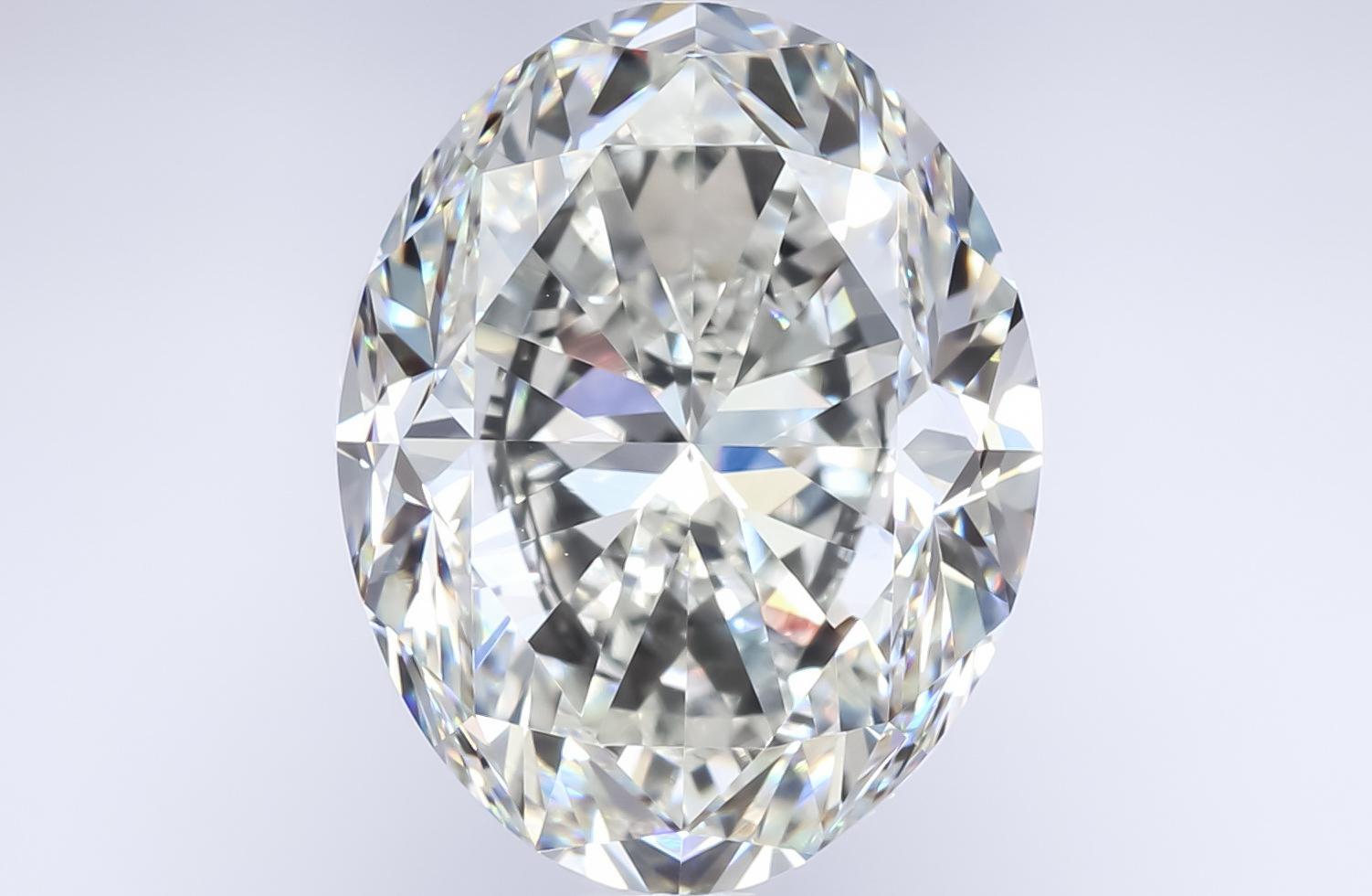 Alexander Beverly Hills GIA 5,00ct Oval Diamant I VVS1 (Ovalschliff) im Angebot