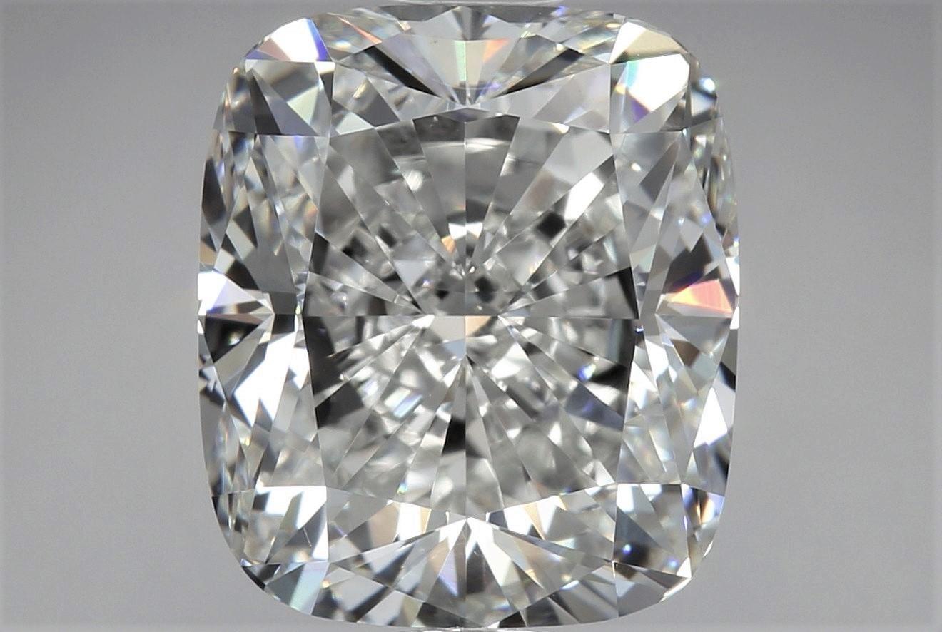 Taglio cuscino Alexander Beverly Hills GIA 5,01ct Cushion H VS1 Diamond (1,15 ratio) in vendita