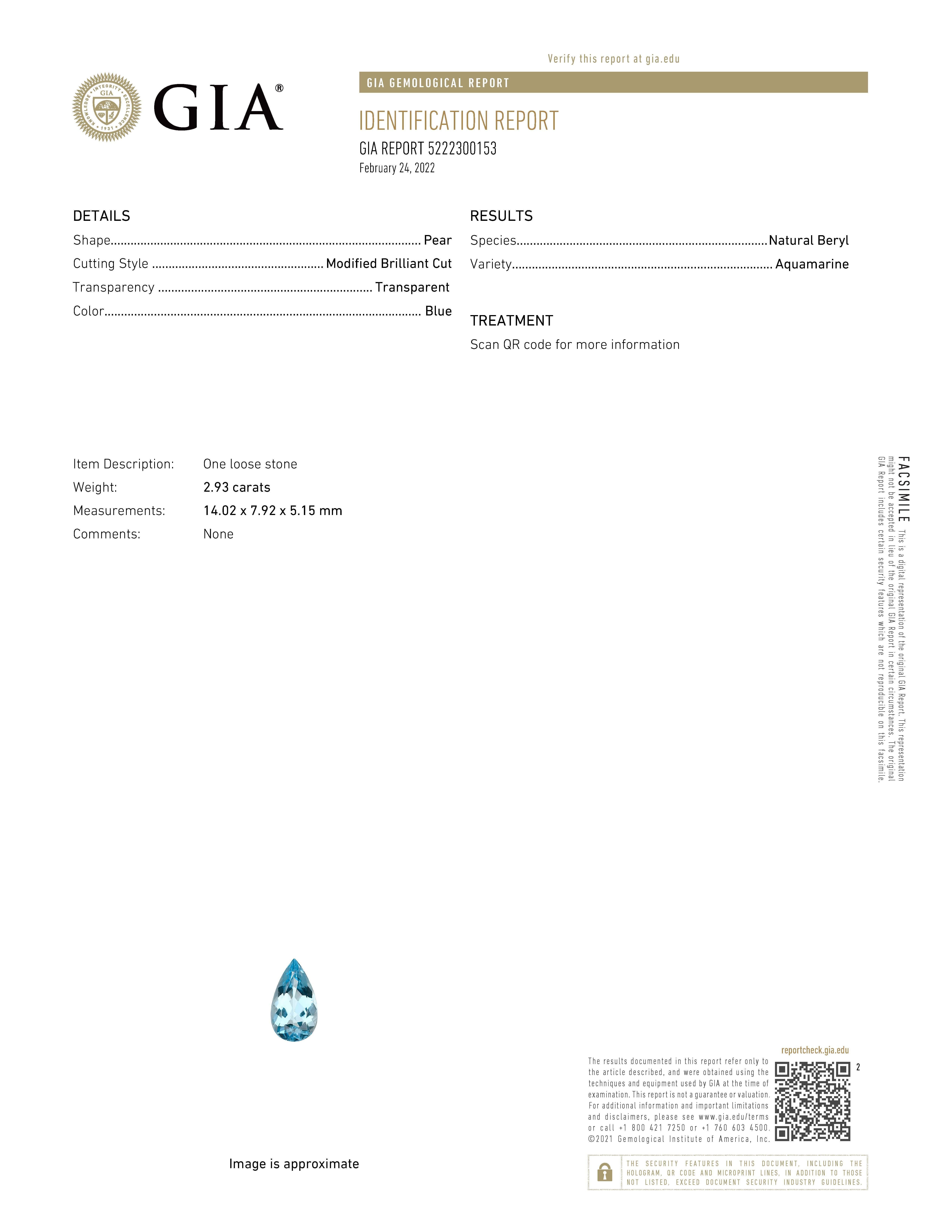 Contemporary Alexander Beverly Hills GIA 6.02ct Aquamarine & Diamond Earrings 18k White Gold For Sale