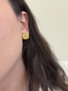 Alexander Beverly Hills GIA 9,05 ct Pendientes de diamante amarillo intenso de fantasía