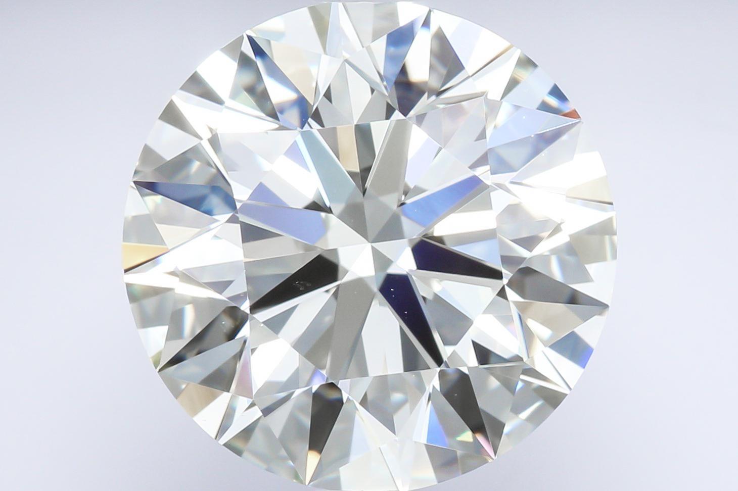 Modern Alexander Beverly Hills HRD Certified 6 Carat Round Cut L VVS2 Diamond For Sale