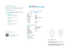 Alexander Beverly Hills HRD Certified 8.99 Carat M SI2 Pear Cut Diamond