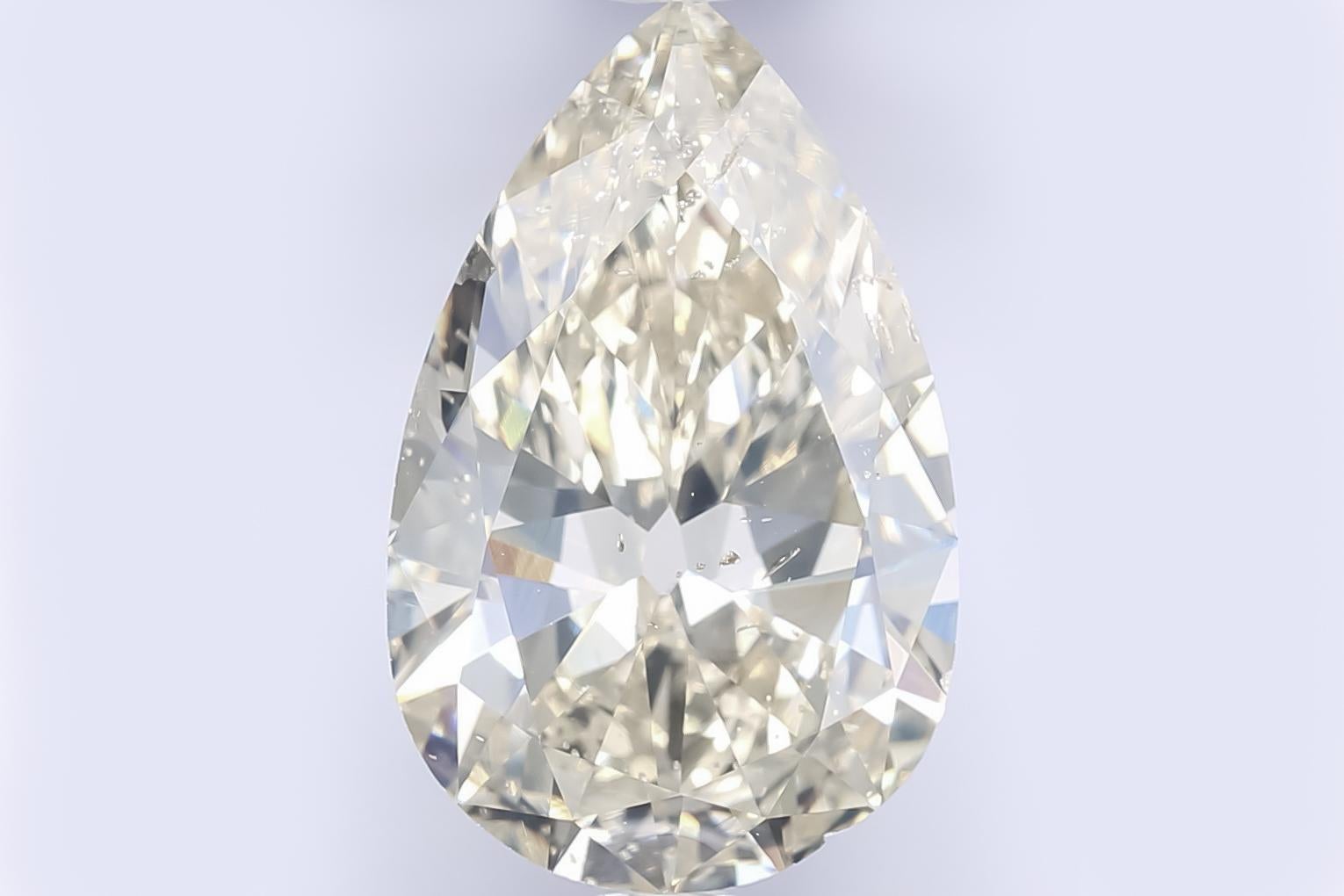 Alexander Beverly Hills HRD zertifizierter 8,99 Karat M SI2 Diamant im Birnenschliff im Birnenschliff (Moderne) im Angebot