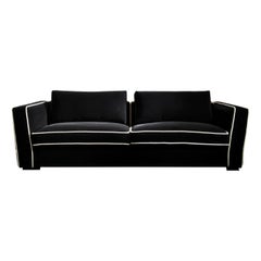 Alexander Black Sofa by Dom Edizioni