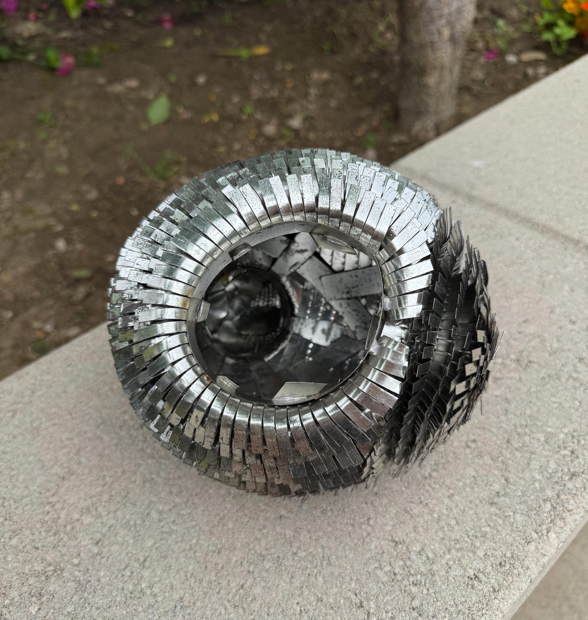 Alexander Blazquez Mexican Modern Metal Bird Sculpture, 1960's For Sale 11