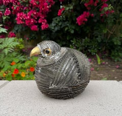 Alexander Blazquez Mexican Modern Metal Bird Sculpture, 1960's