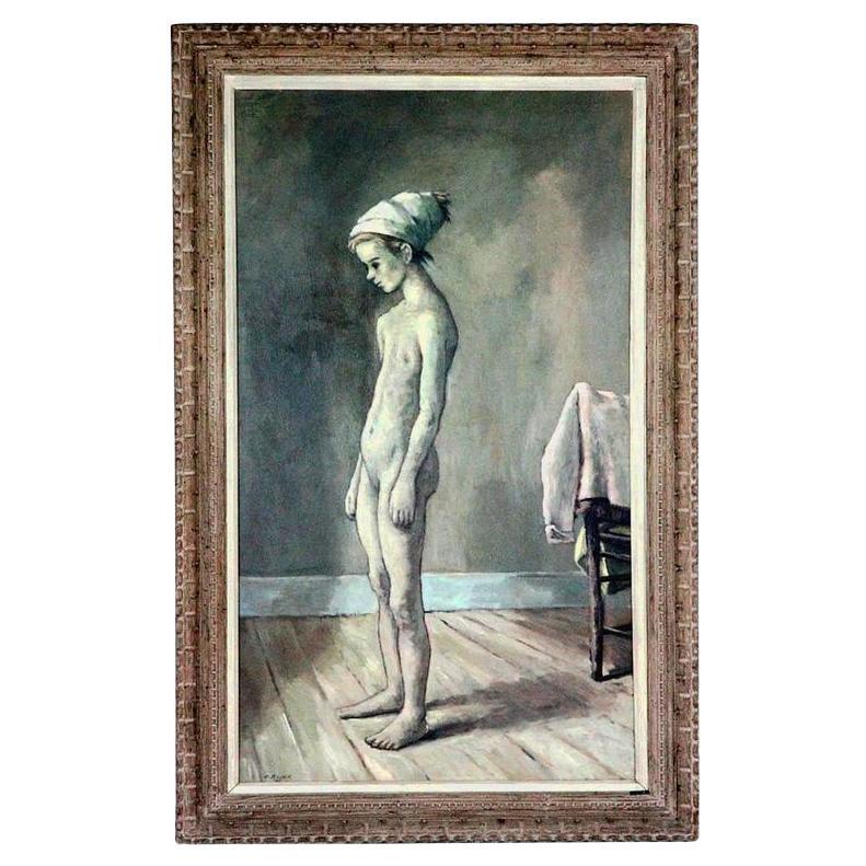 Alexander Brook, huile sur toile, 1955