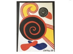 Alexander Calder 1969 Lithographie signiert und datiert