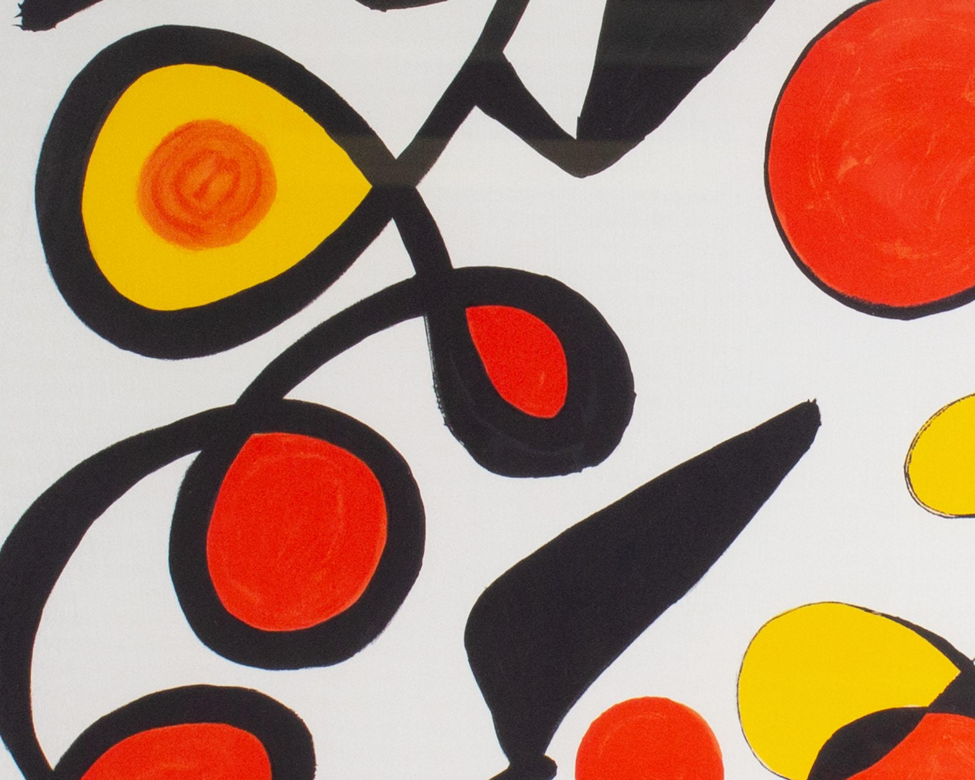 Alexander Calder 1969 “Spring Carnival” Abstract Lithograph 1