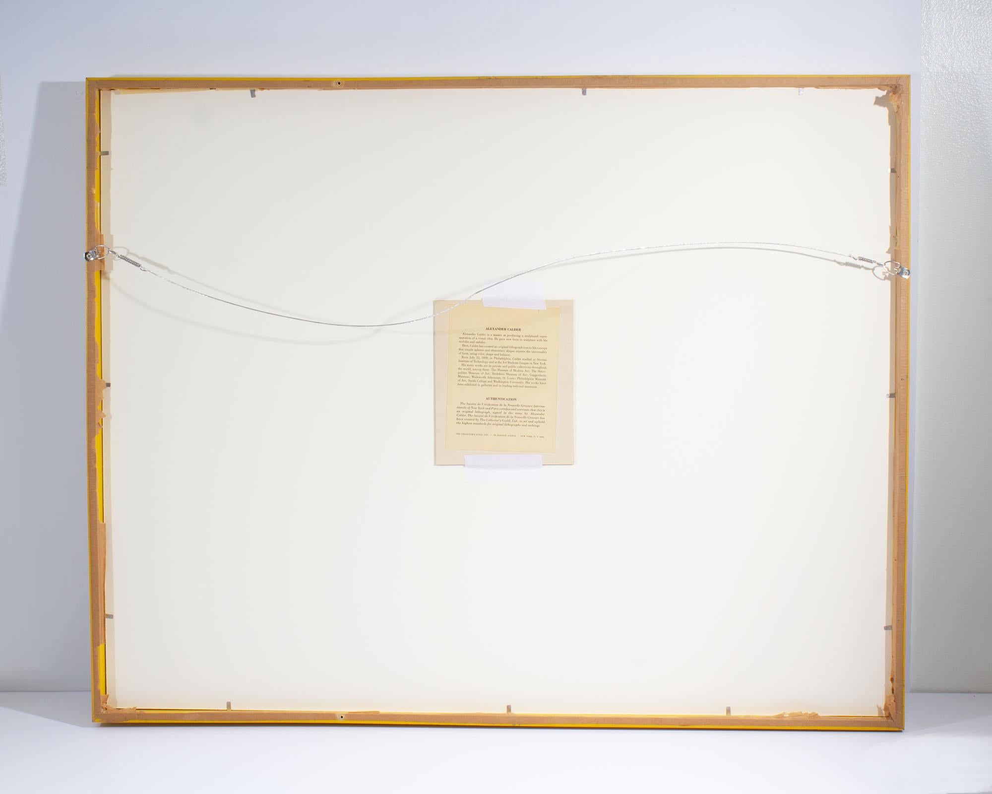 Alexander Calder 1969 “Spring Carnival” Abstract Lithograph 2