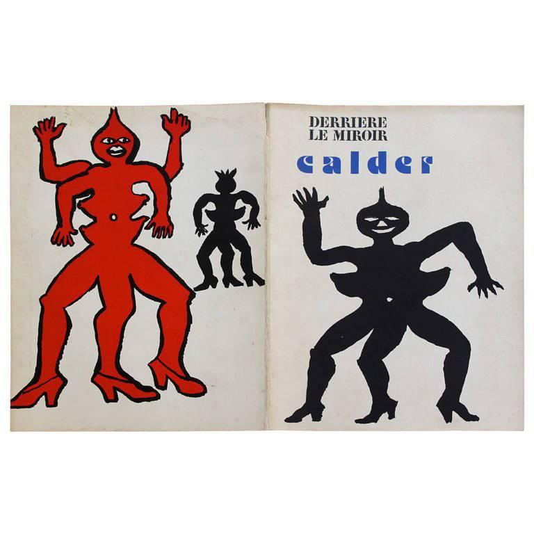 Alexander Calder 1975 Lithographies Derriere Le Miroir" Maeght Editeur en vente