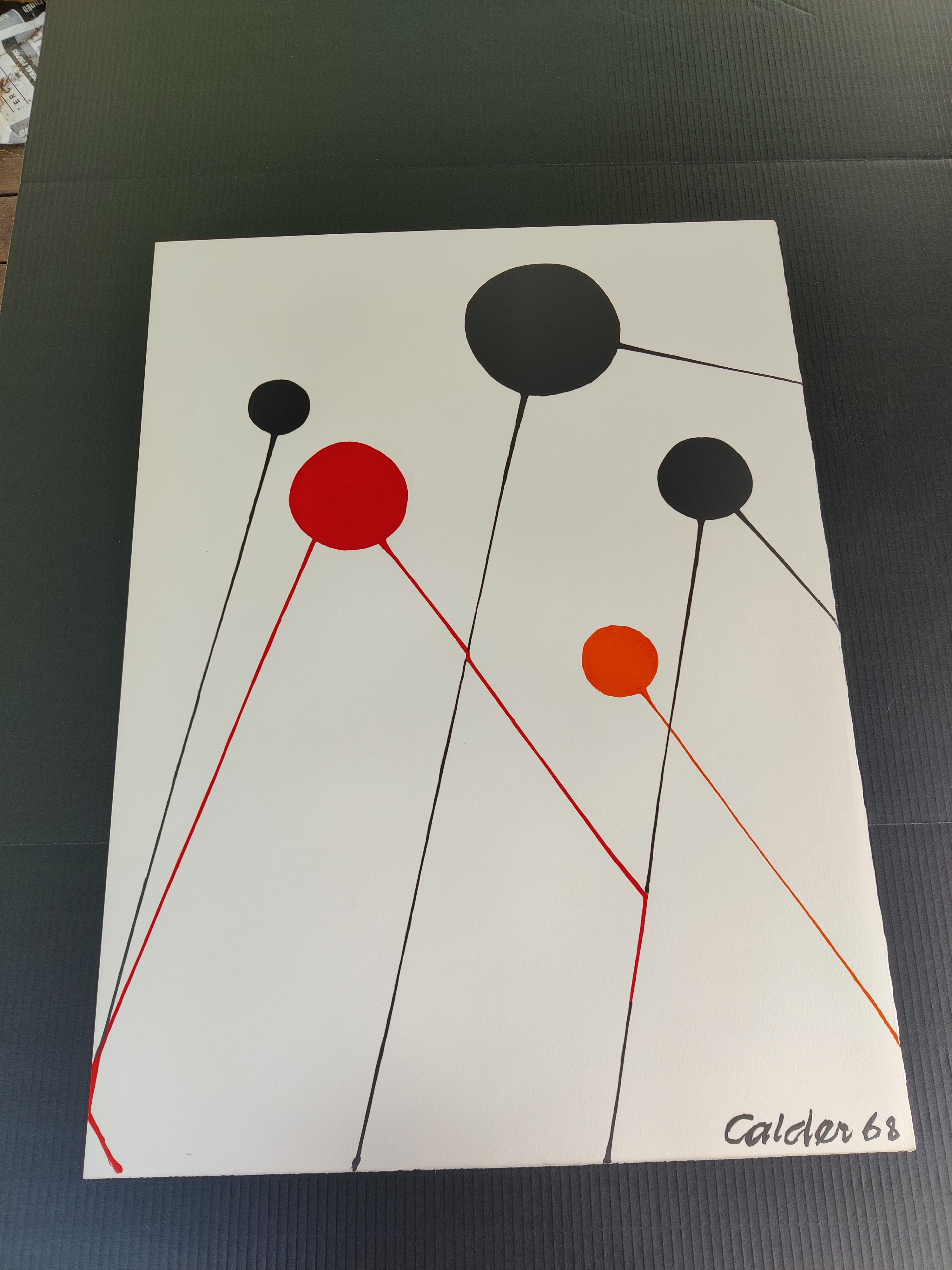 Alexander Calder 68 Lithographie-Ballons mit Ballonmuster (amerikanisch) im Angebot