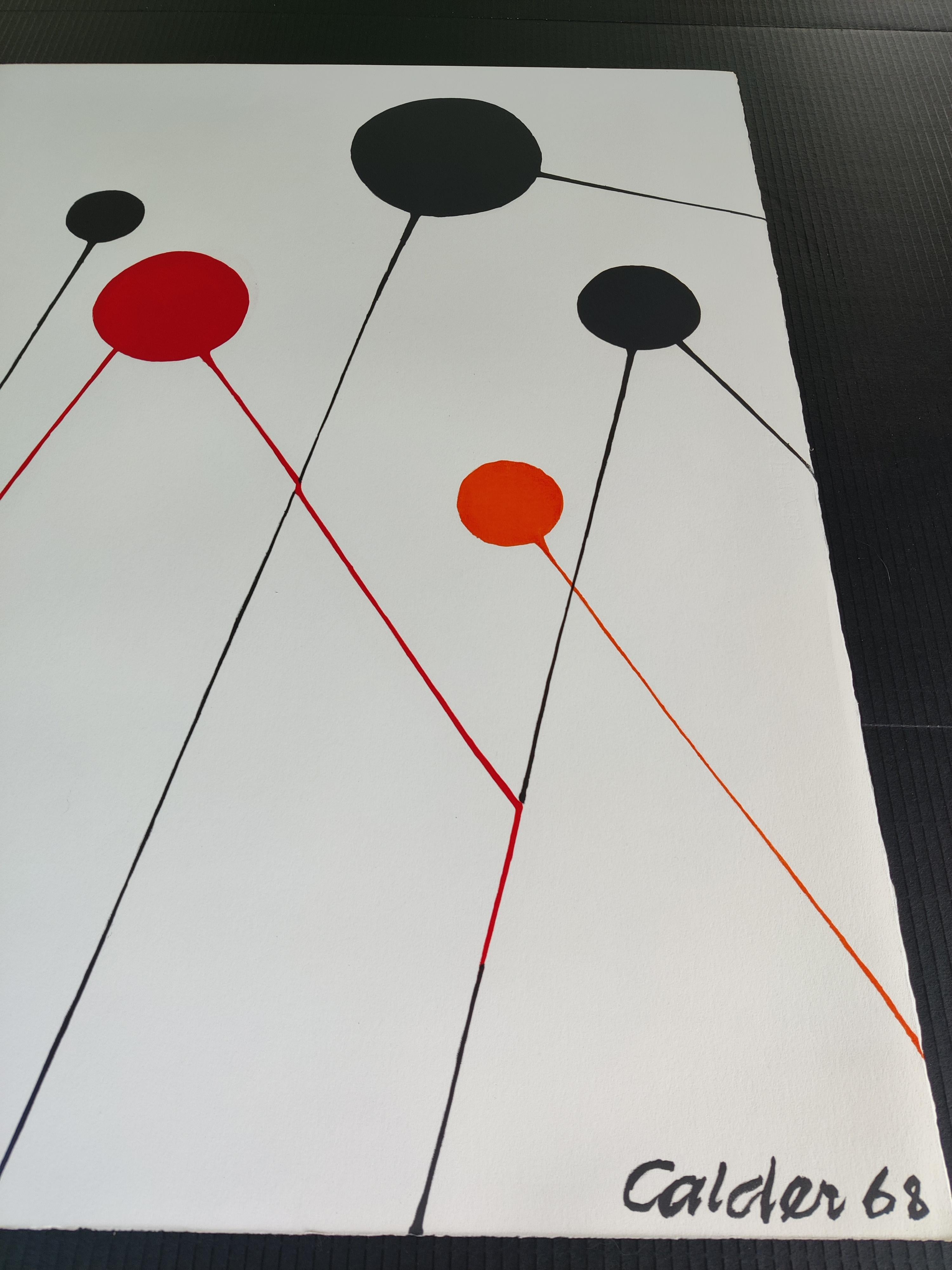 Alexander Calder 68 Lithographie-Ballons mit Ballonmuster im Angebot 2