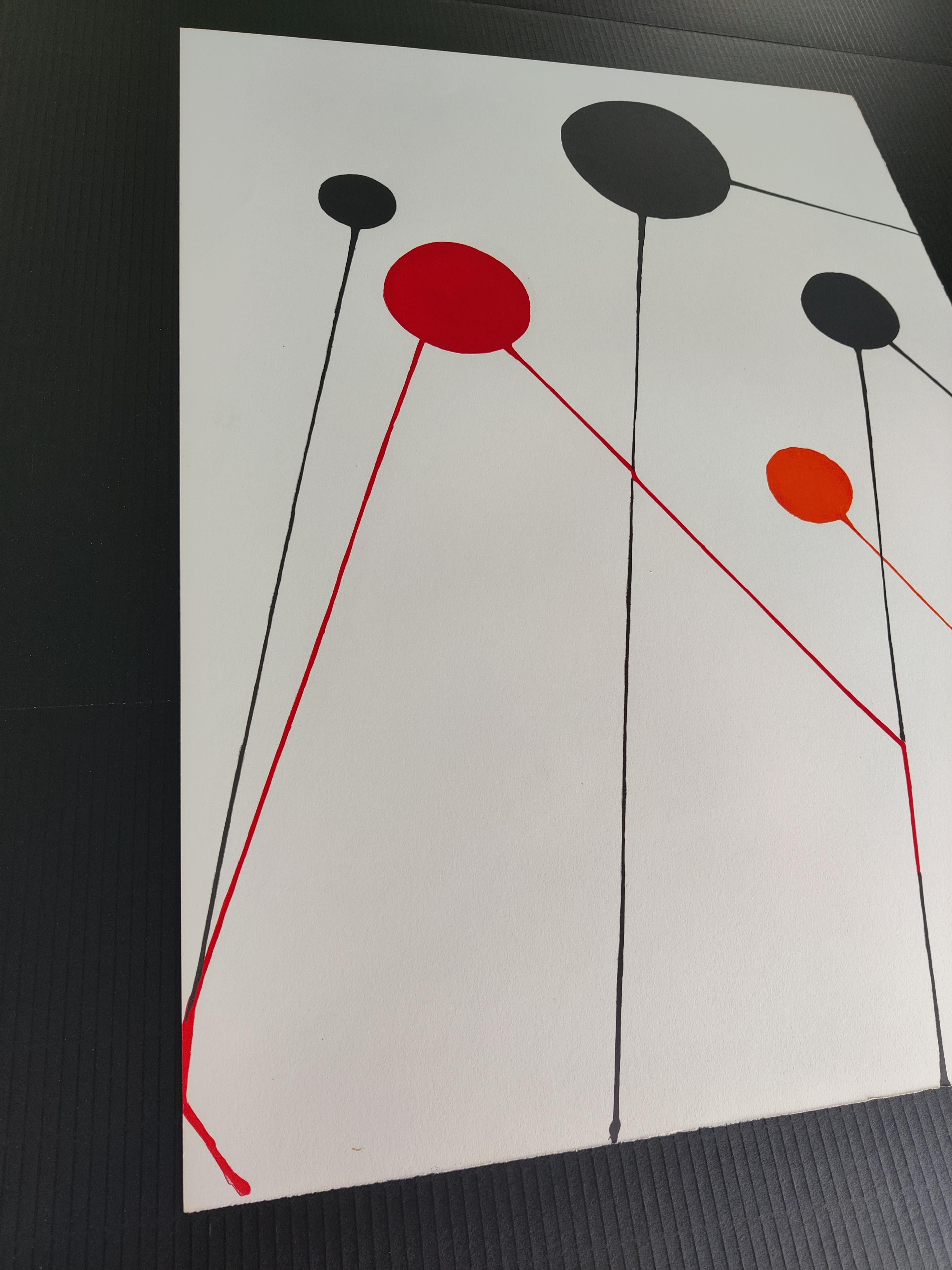 Alexander Calder 68 Lithographie-Ballons mit Ballonmuster im Angebot 3