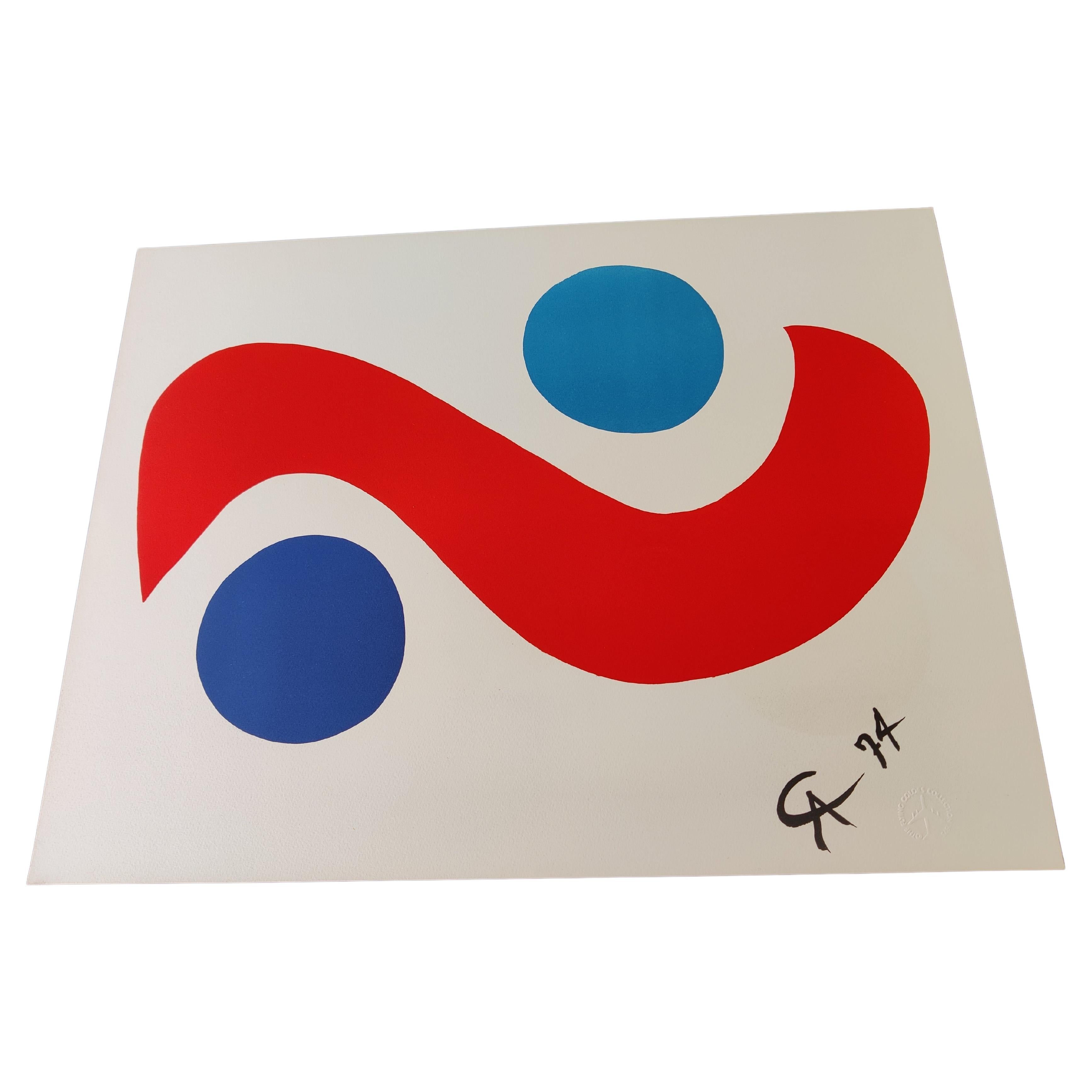 Alexander Calder 74 Original Lithograph - Skybird For Sale