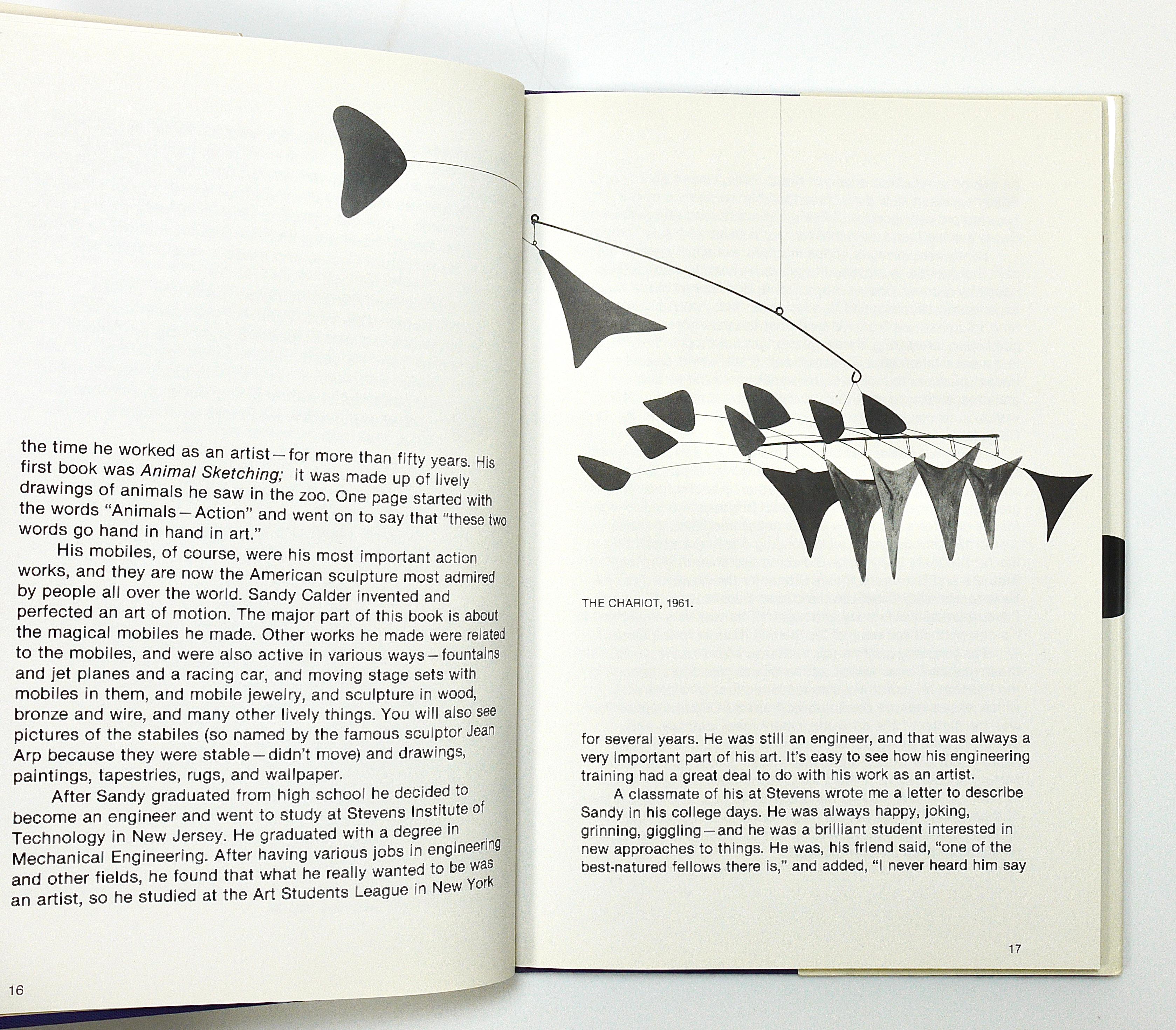 Alexander Calder and His Magical Mobiles Art Book, Lipman & Aspinwal, 1st Ed. For Sale 4