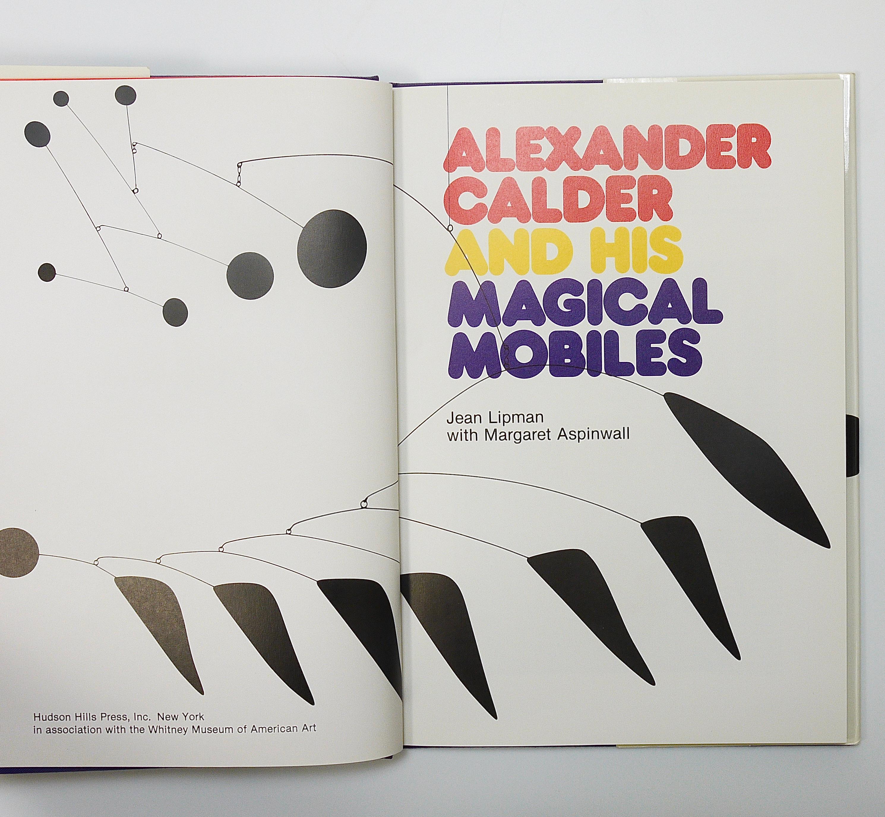 20th Century Alexander Calder and His Magical Mobiles Art Book, Lipman & Aspinwal, 1st Ed. For Sale