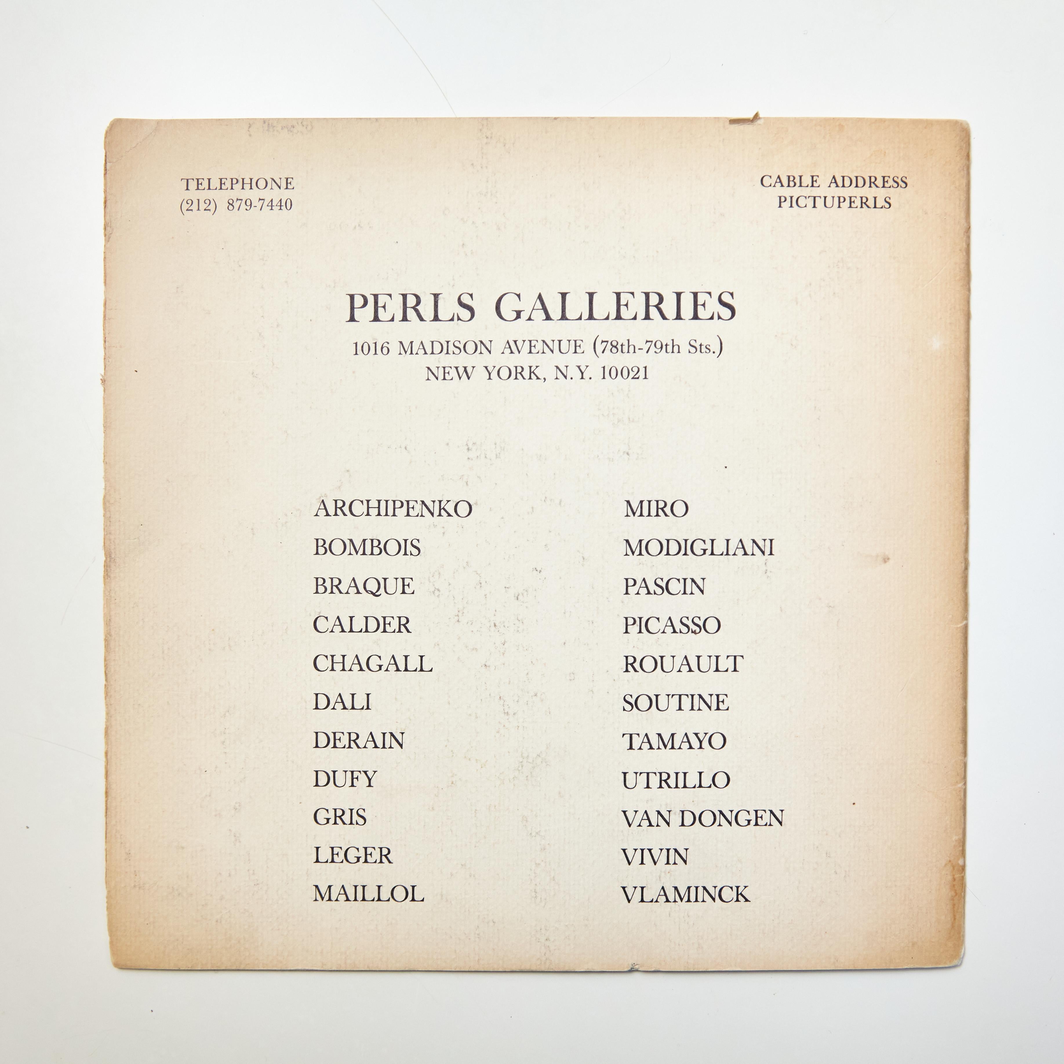 Alexander Calder Bronze Sculpture Book for Perl's Galleries, circa 1969 For Sale 4