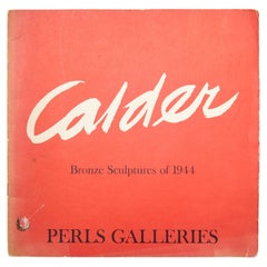 Alexander Calder Bronze Sculpture Book for Perl's Galleries, circa 1969