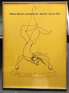 Alexander Calder "Circus" 1972 Exhibition Poster