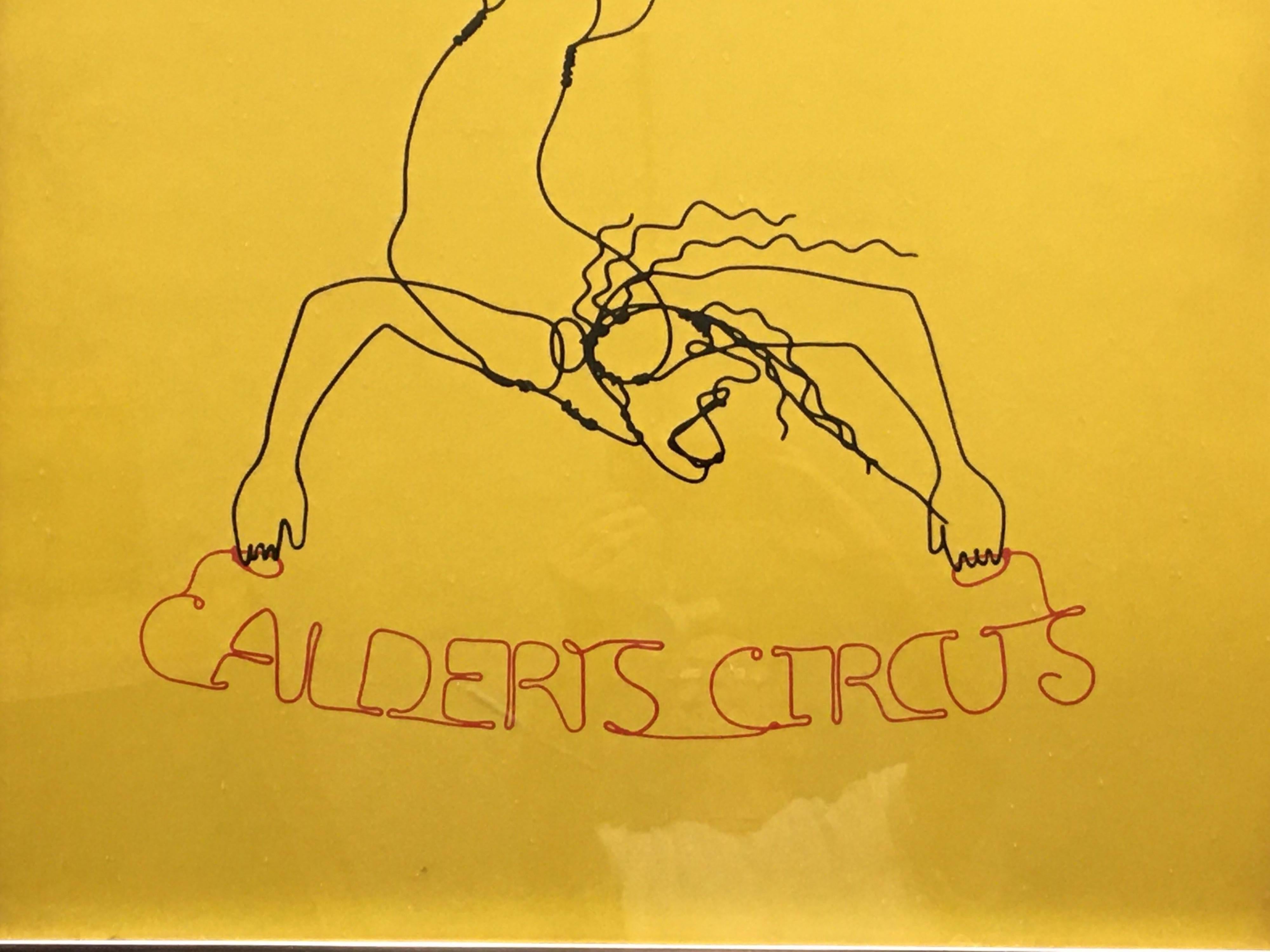 calder's circus poster