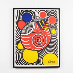 Alexander Calder Color Clown Lithograph
