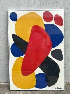Alexander Calder Color Lithograph "Boomerang"