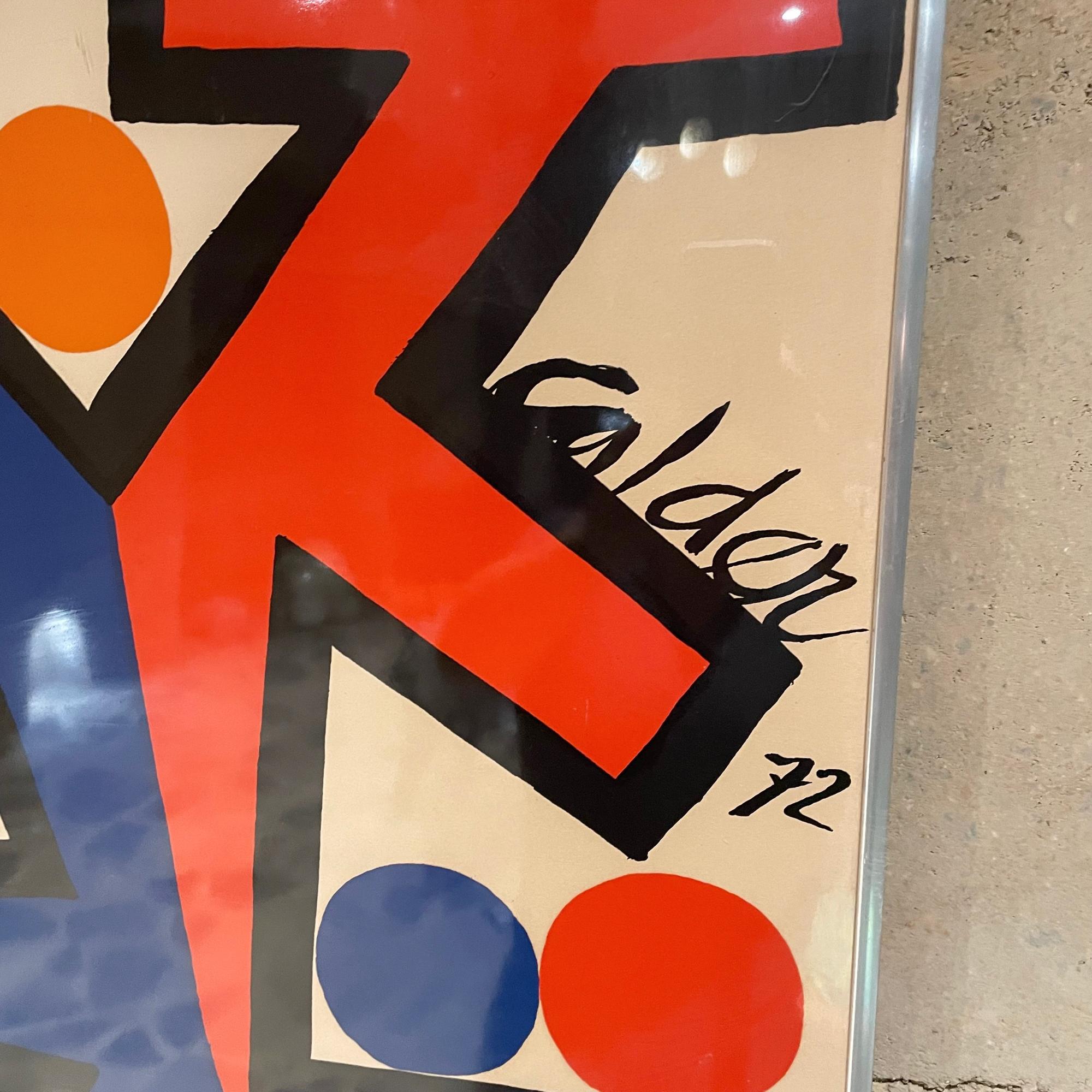 Américain Alexander Calder Color Poster Abstract Modernism Asymetrie Tree Lithograph 1972
