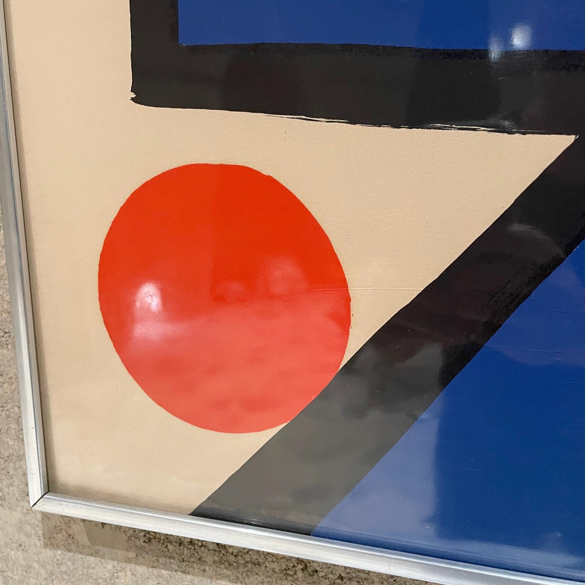Alexander Calder Color Poster Abstract Modernism Asymetrie Tree Lithograph 1972 In Good Condition In Chula Vista, CA