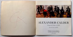 Alexander Calder: Rupi e creature del 1974 (Firmato)