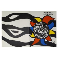 Alexander Calder "Derriere le Miroir" n. 156 con siete litografías de Maeght