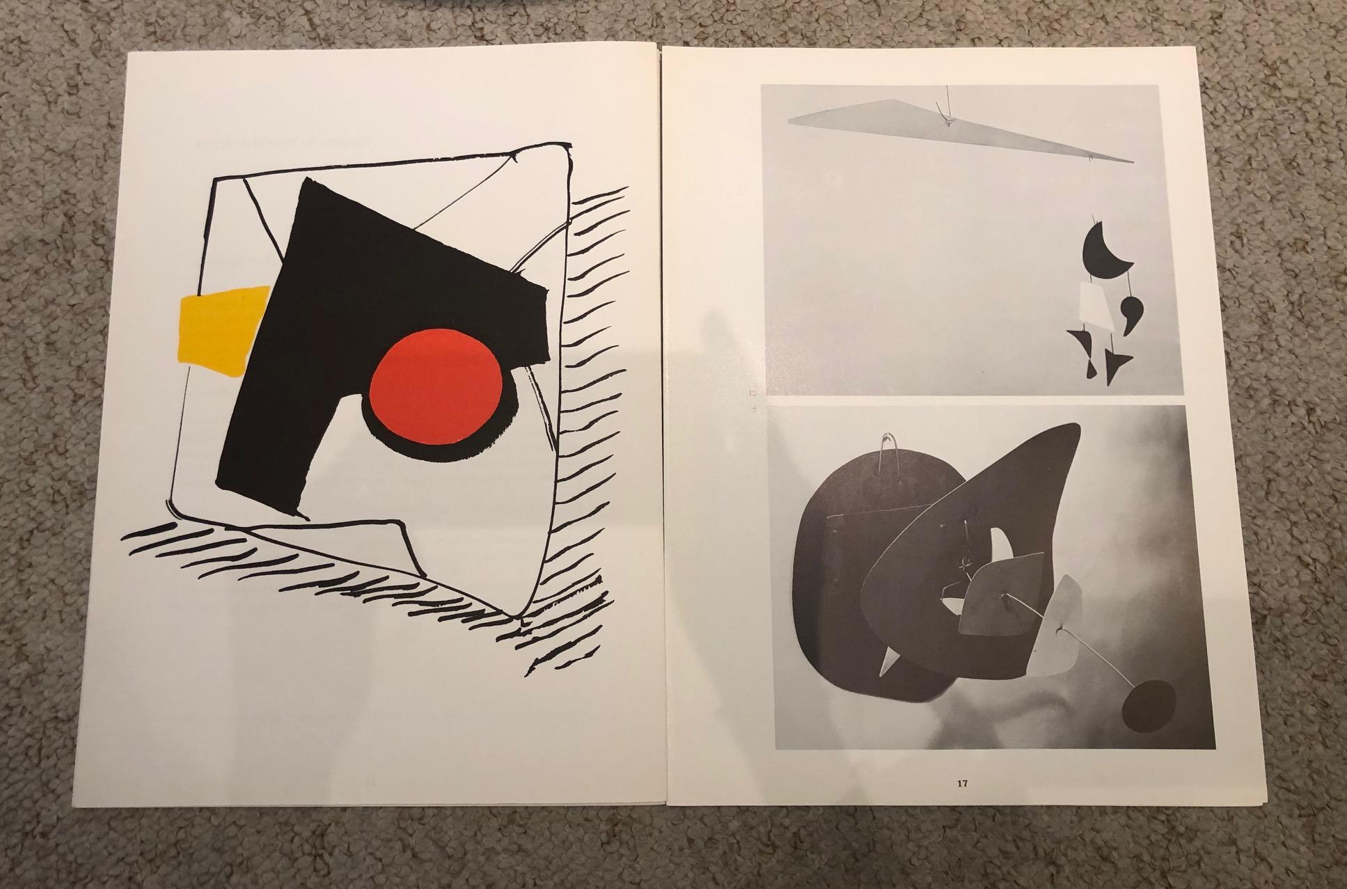 Alexander Calder ‘Derrière Le Miroir’ Portfolio of 5 Lithographs by Maeght 1976 8