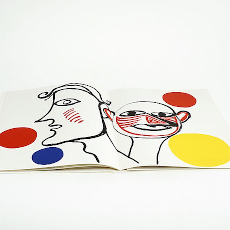 Paper Alexander Calder ‘Derrière Le Miroir’ Portfolio of 5 Lithographs by Maeght 1976