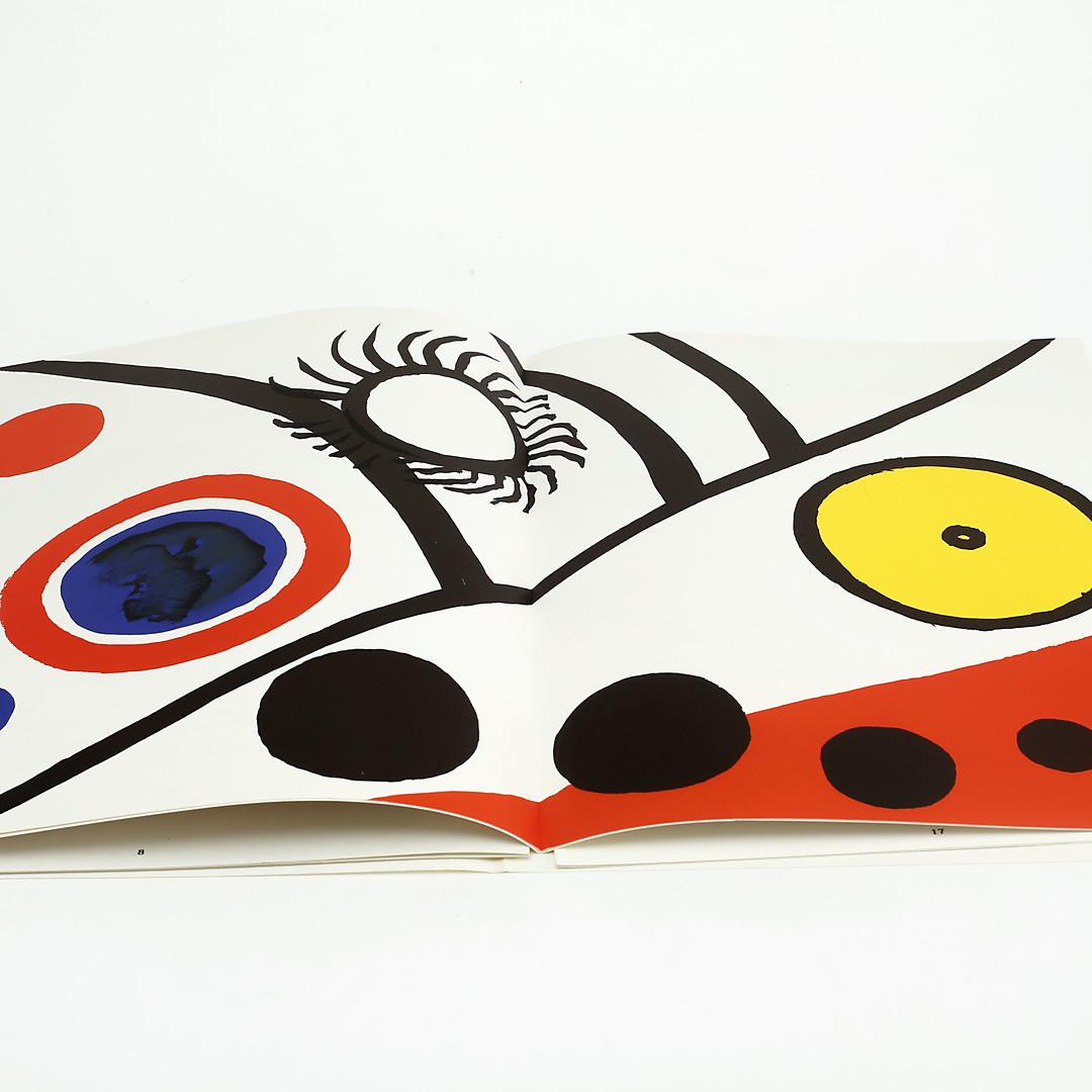 Alexander Calder ‘Derrière Le Miroir’ Portfolio of 5 Lithographs by Maeght 1976 1