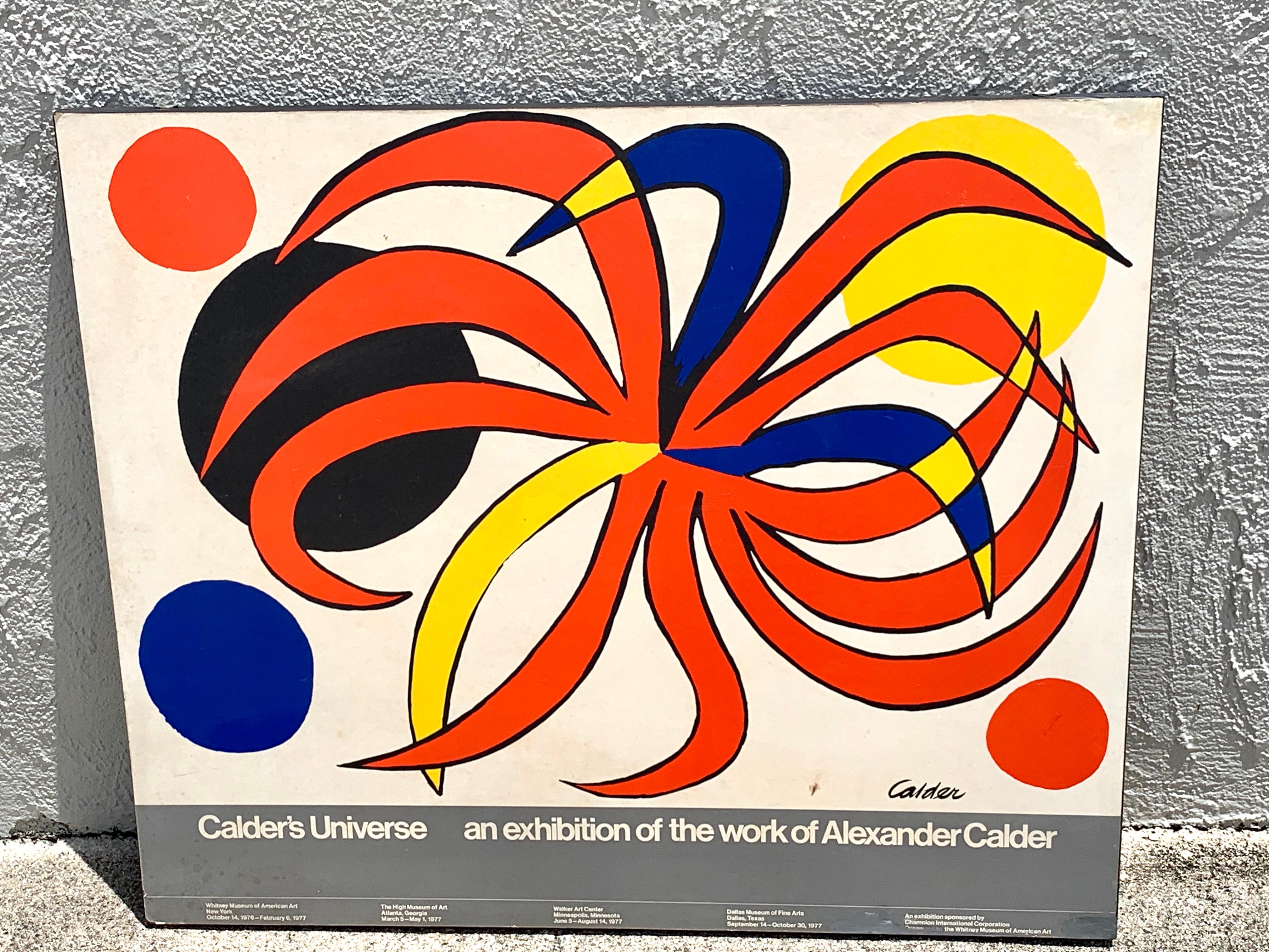 Alexander Calder Ausstellungsplakat 
