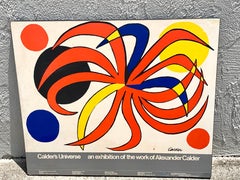 Cartellone della mostra del museo di Alexander Calder "L'universo di Calder", 1977