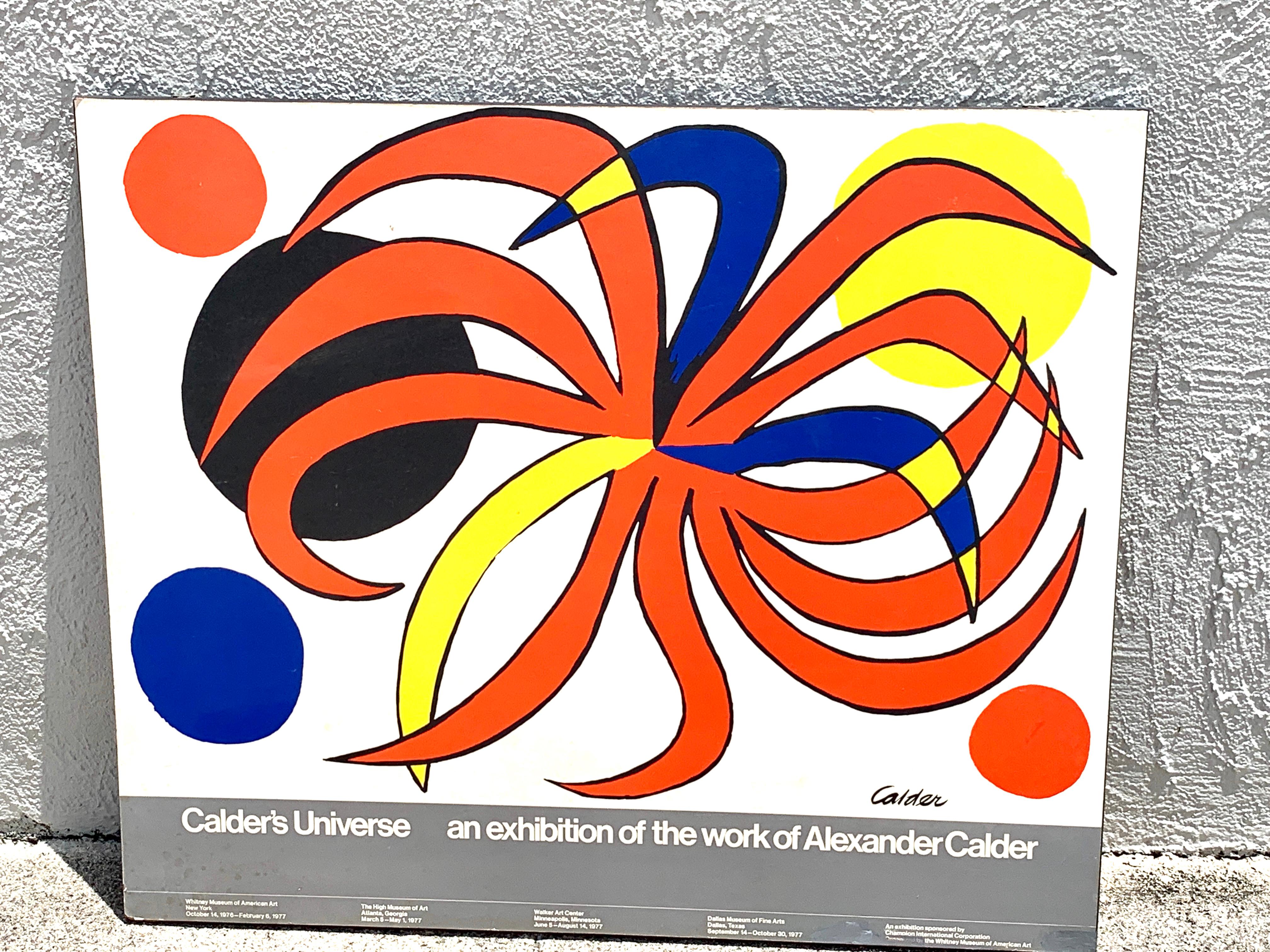 Alexander Calder Exhibition Museum Billboard 