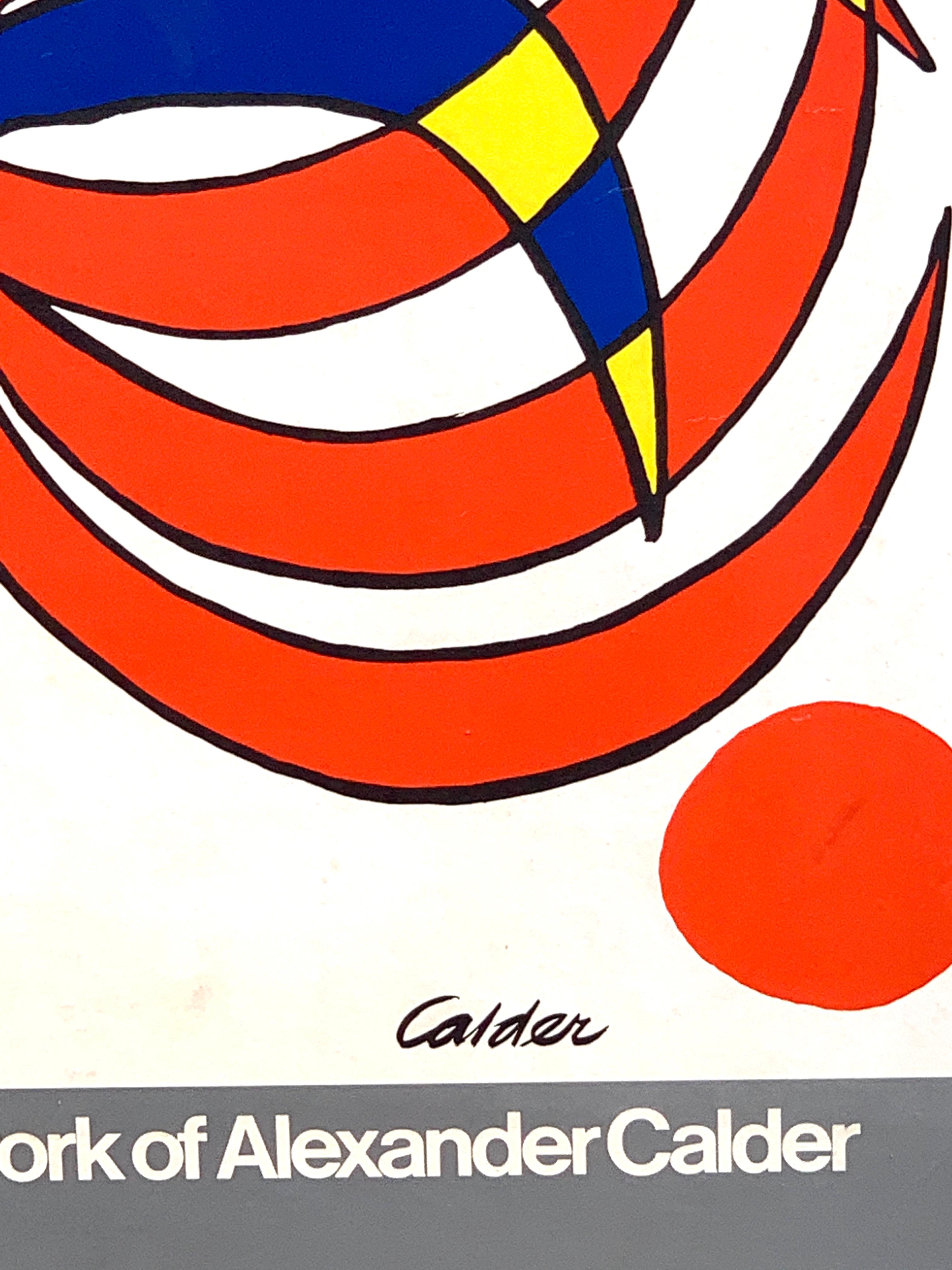 Alexander Calder Ausstellungsmuseum Billboard „Calder's Universe“, 1977 im Angebot 2