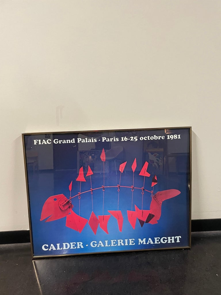 Late 20th Century Alexander Calder “FIAC- Grand Palais” For Sale
