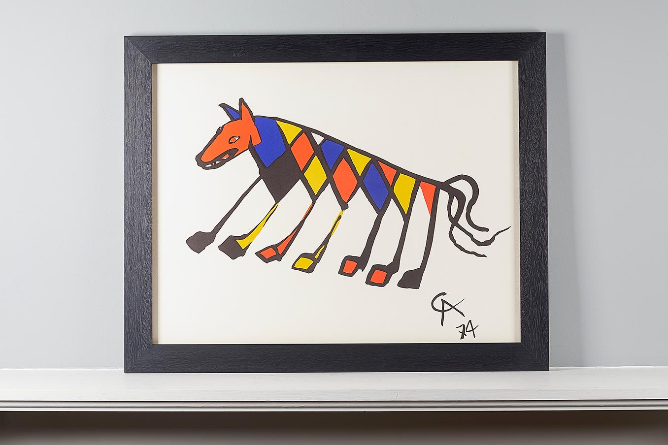 Alexander Calder 'Fliegende Farben' Lithographie im Zustand „Gut“ im Angebot in Petworth, West Sussex