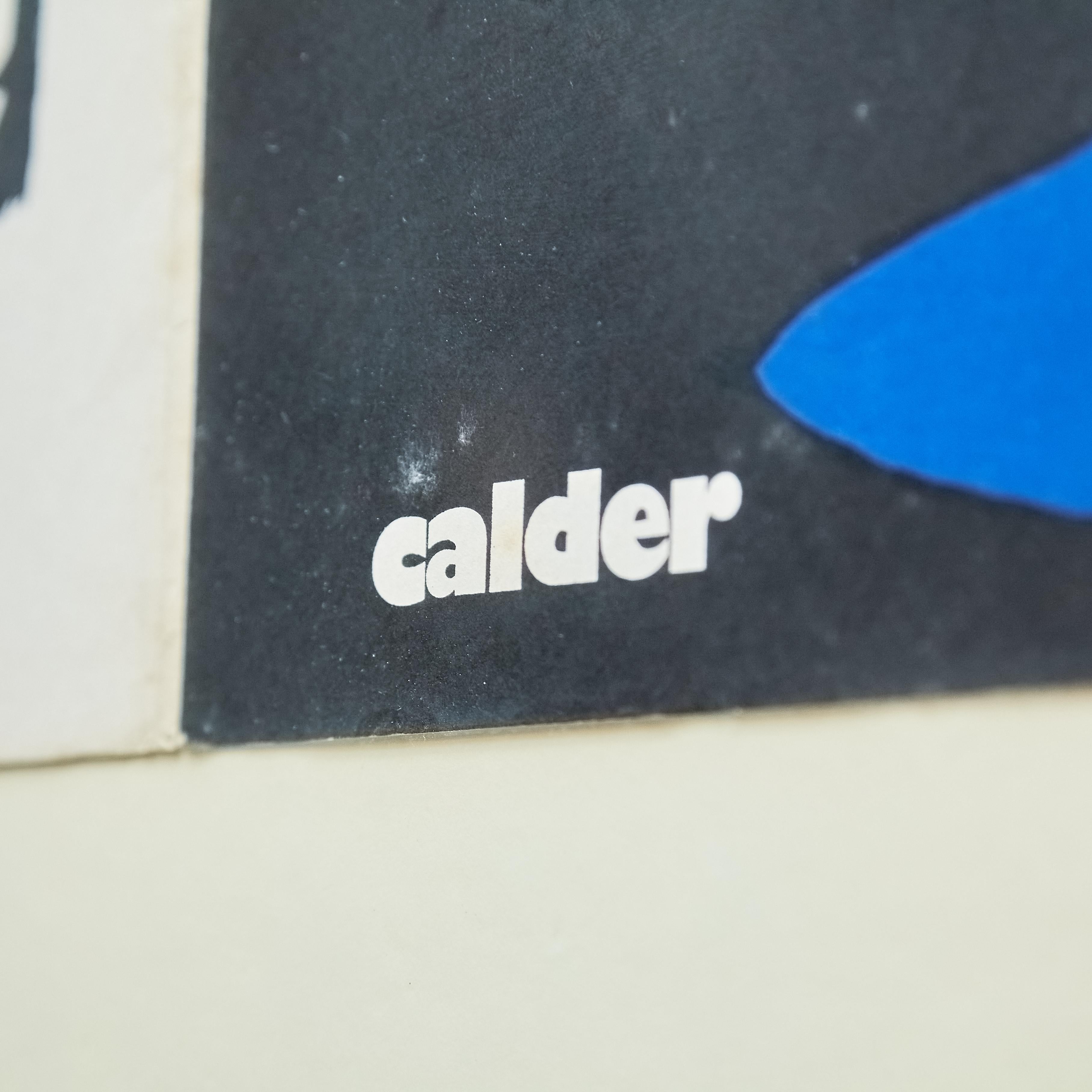Alexander Calder Framed Cover Magazine for 'Darriere Le Miroir', circa 1971 In Good Condition For Sale In Barcelona, Barcelona