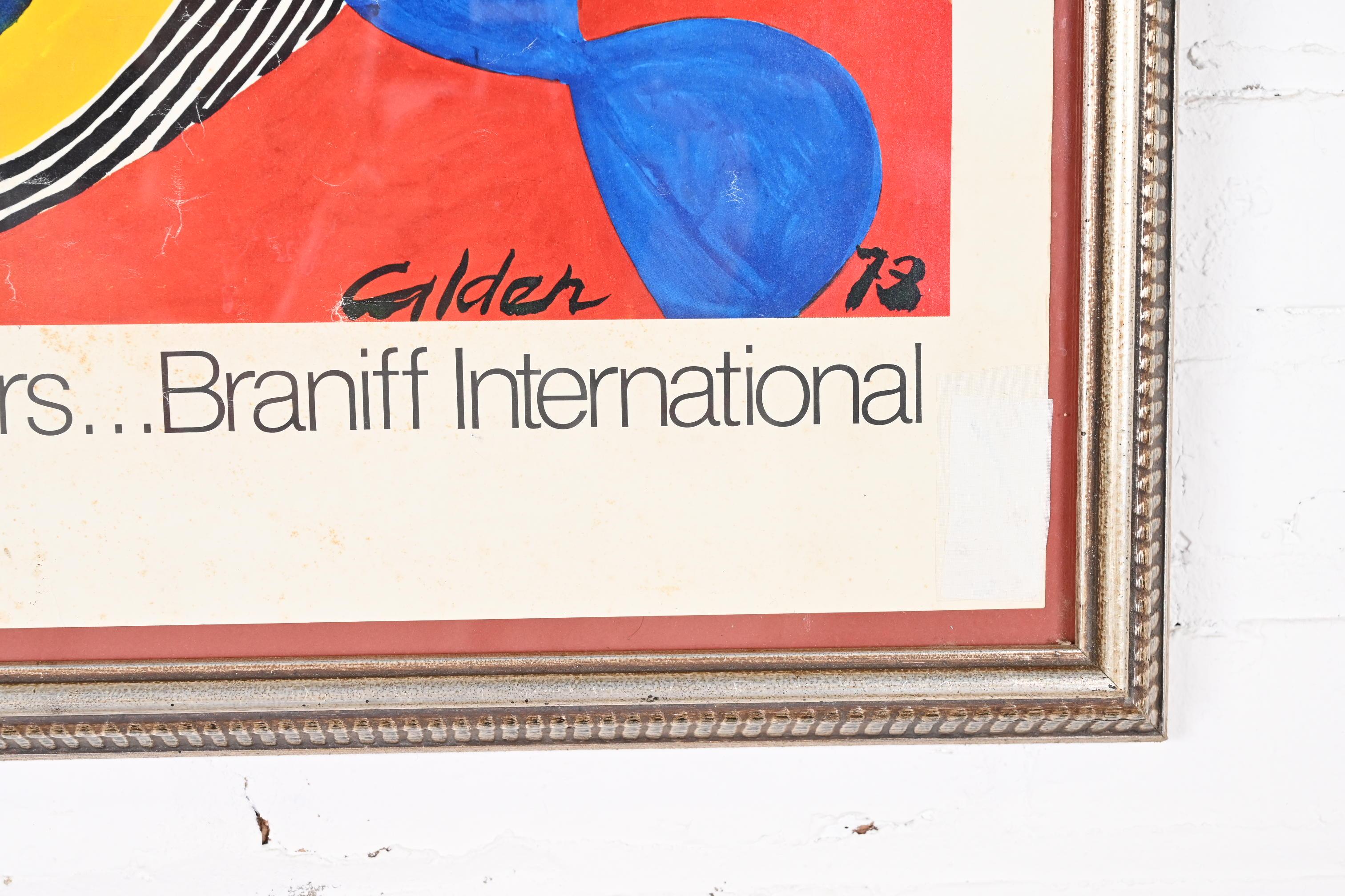 Alexander Calder „Friendship“ Lithographie, Braniff Flying Colors Kollektion, 1973 (Ende des 20. Jahrhunderts) im Angebot