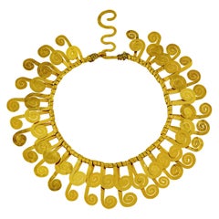 Alexander Calder Gold Necklace, circa 1946